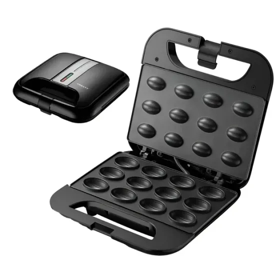 Портативна горіховниця SK-08068 750 Вт з антипригарним покриттям, термостійким корпусом та індикатором Одеса