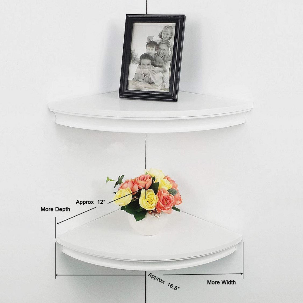 Кутова настінна полиця "Плата" зефір Миколаїв - фото 5