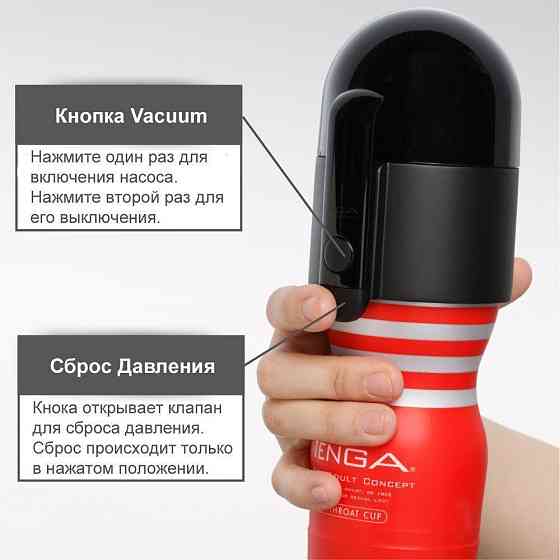 Вакуумная насадка Tenga Vacuum Controller, единственный сосущий (без мастурбатора) Sex Aura Киев