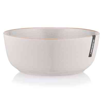 Салатник Ardesto Apulia 720мл, 16.2см, кераміка, сірий (AR2916AG) Винница