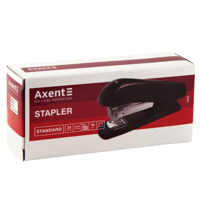Степлер Axent 24 / 6 20 листов Standard пласт. красный (4223-06-A) Винница - изображение 4