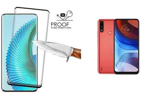 Защитное стекло HyperGlass Pro для Motorola Moto E7 Power, Moto E7i Power – максимальная чувствительность и Киев