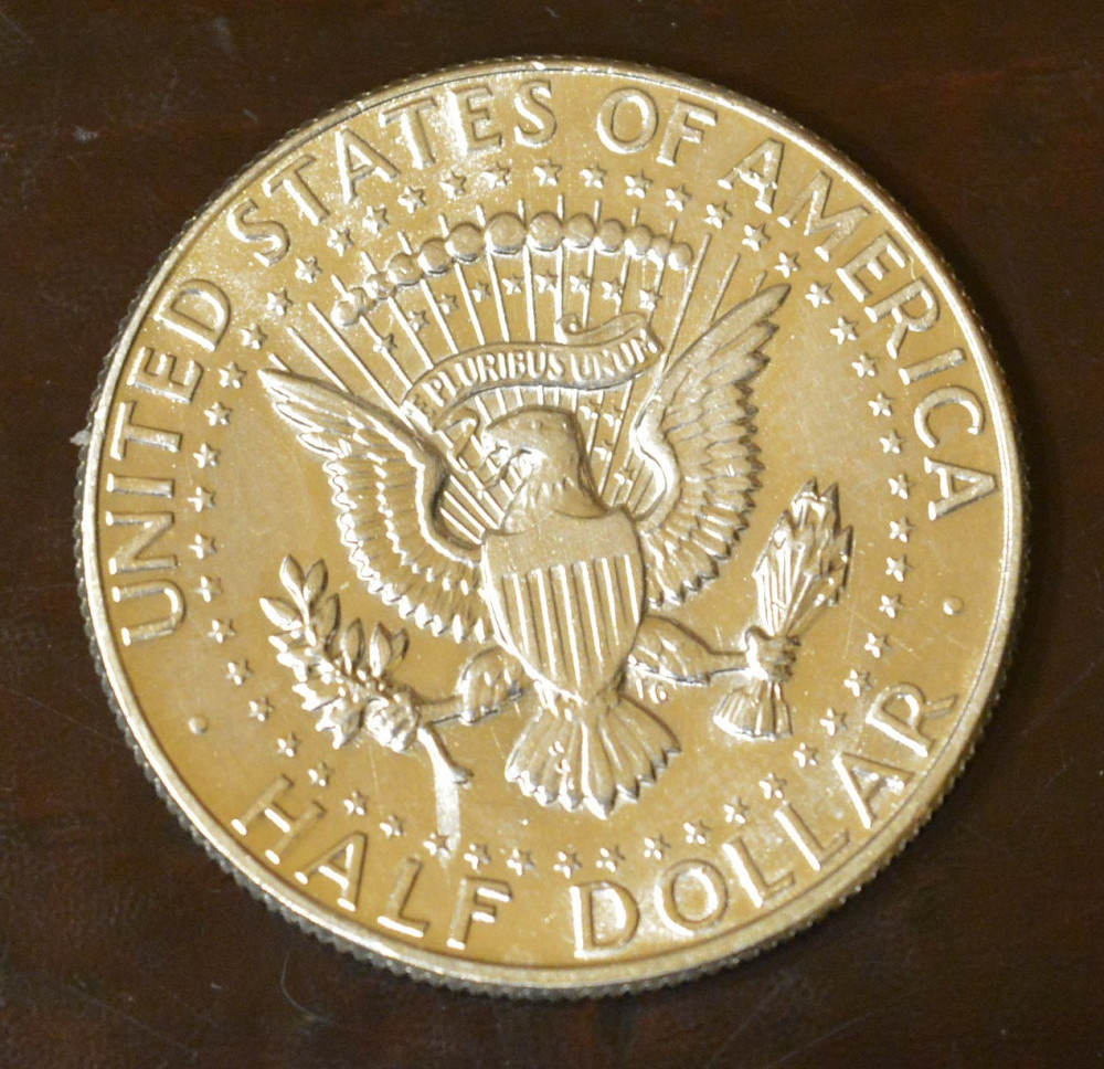 США 50 центов 1967 г. пол доллара 1967 г. Кеннеди Серебро Полтава - изображение 1