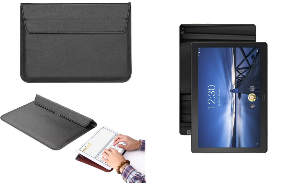 Чохол-конверт VitoCase для Lenovo Tab P10 TB-X705F, з функцією підставки для планшета Чорний Київ - фото 1