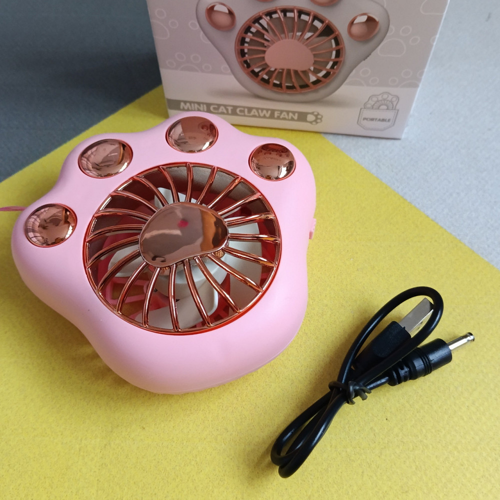 Портативный мини розовый вентилятор Киев - изображение 1