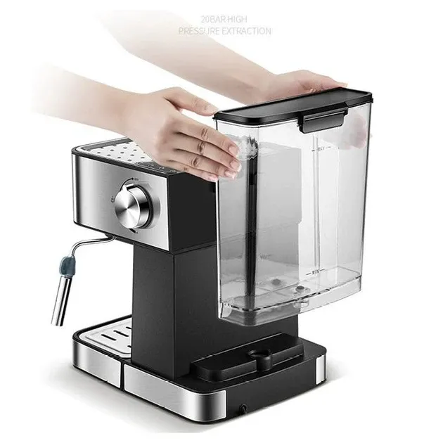 Кофеварка SK-6862, насос 15/20 бар, резервуар 1,6 л, панель 4 кнопки, взбивание молока, съемная Одеса - фото 4