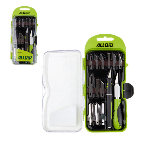 Ніж-скальпель для вирізання зі змінними лезами, сталь SK5 (14 шт) Одеса - фото 1