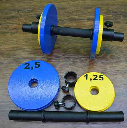 Гантели наборные 2 по 10 кг Гантели, гири, штанги и диски металлические Киев