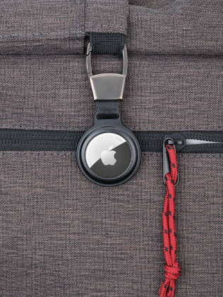 Брелок Troika для Apple, металл, черный Ровно
