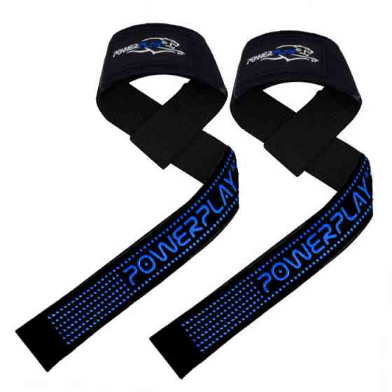 Лямки для тяги PowerPlay 7064 Чорно-Сині Киев