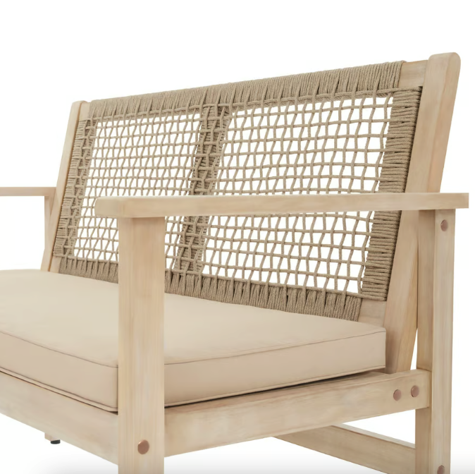 Садова лавка Di Volio Teracina з спинкою бежевий Киев - изображение 5