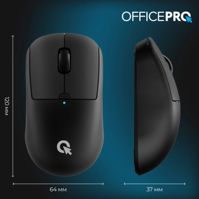 Мышка OfficePro M307B Silent Click Wireless/Bluetooth Black (M307B) Винница - изображение 7