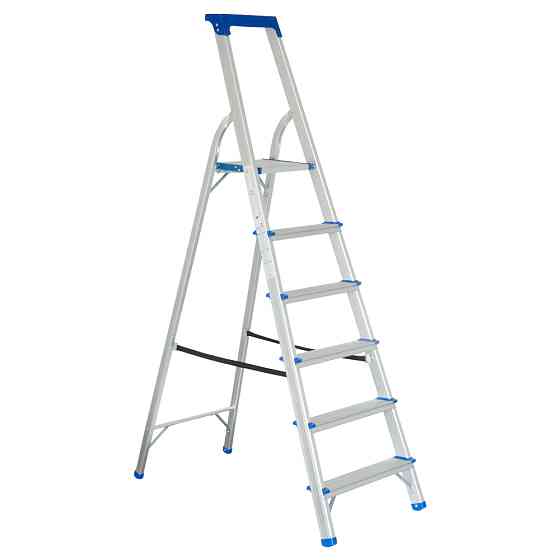 Sigma Стремянка алюминиевая 6 ступеней 1.80м SIGMA (5036644) Коломия