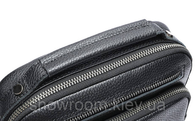 Шкіряна чоловіча сумка Leather Collection (6154) Київ - фото 5