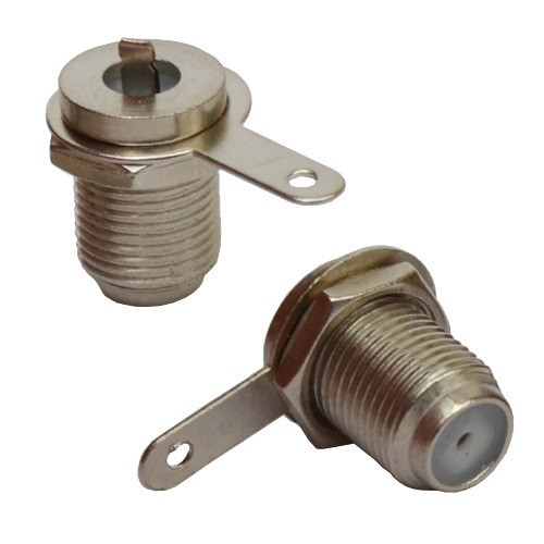 Гніздо F монтажне, гайка знизу, довжина 18мм, цинк Полтава - фото 1