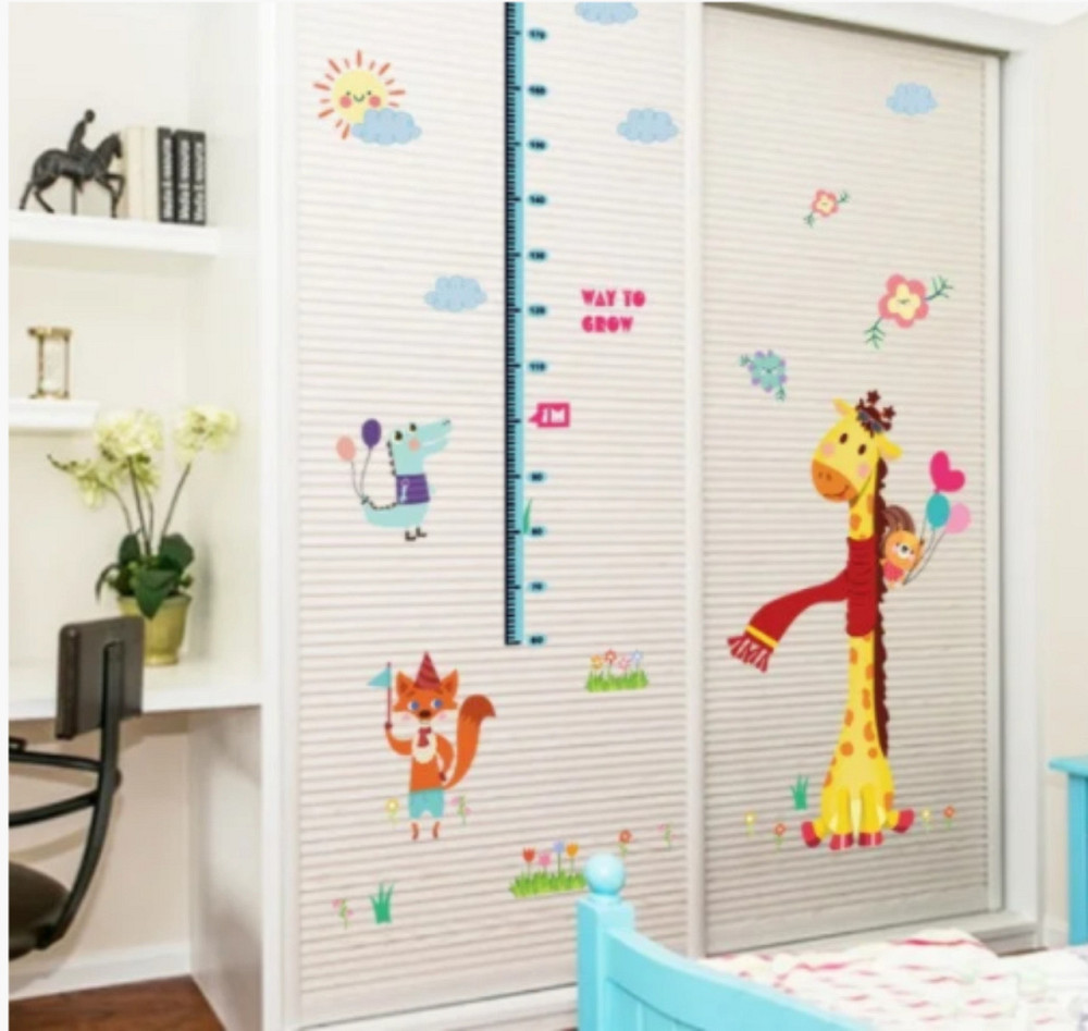 Наклейка интерьерная Ростомер с жирафом Киев - изображение 9