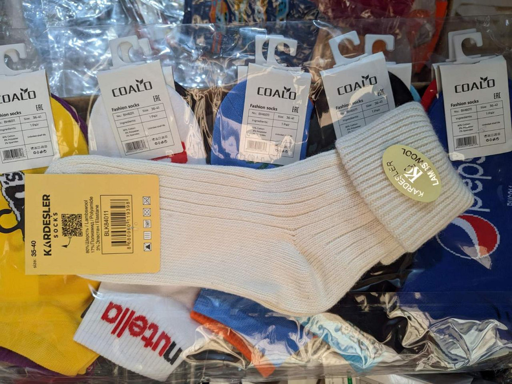 Набір теплих жіночих шкарпеток із вовною 6 шт. Kardesler 36-40 Київ - фото 4