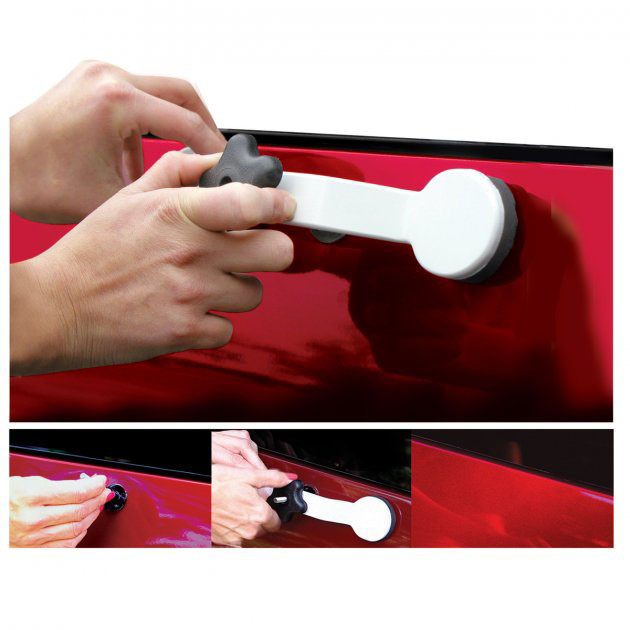 Инструмент для удаления вмятин на авто Clefers Pops-a-Den- Рихтовка Своими Руками - Клей, Пистолет, Присоска в комплекте HV-17 Львов - изображение 7