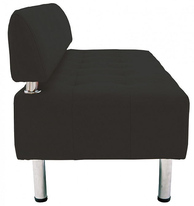 Диван Flay Office двійка зі спинкою 1550х650х750 Чорний Київ - фото 3