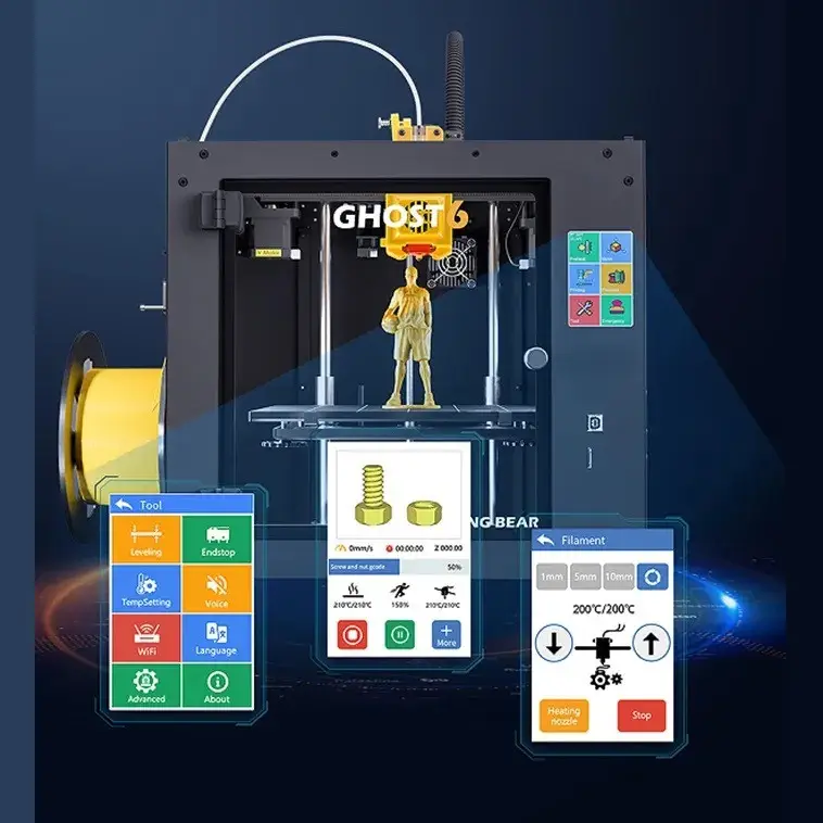 3D принтер Flyingbear Ghost 6 Wi-Fi (255×210×210мм) FDM 150мм/с Вінниця - фото 3