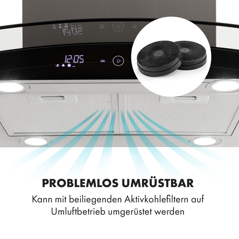 Вытяжка Colette 90см 600м³/ч EEC A нержавеющая сталь серебро (Германия, читать описание) Ровно - изображение 7