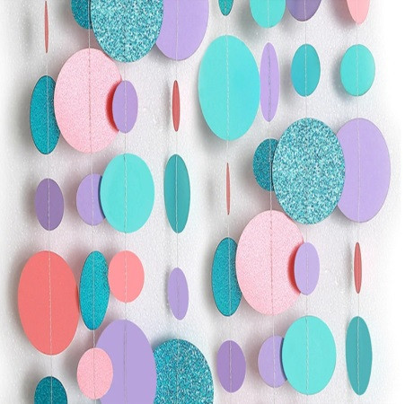 Гирлянда нитка круги 400 см разноцветный Киев - изображение 1