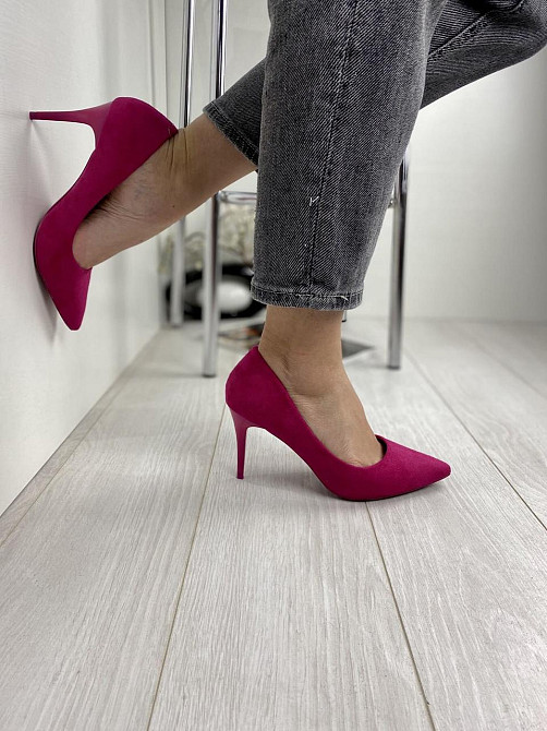 Comer Туфлі жіночі COMER малинові еко-замша 38р. ( ) Коломия - фото 5
