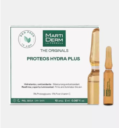 Мартідерм Ампули для сухої та зневодненої шкіри MartiDerm The Originals Proteos Hydra Plus 10 ампул Дніпро - фото 1