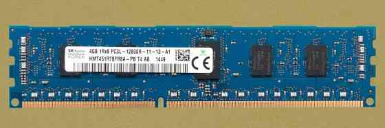 SK HYNIX 4 ГБ PC3L-12800R DDR3-1600 ECC 1RX8 CL11 240 PIN 1,35 (HMT451R7BFR8A-PB) Днепр