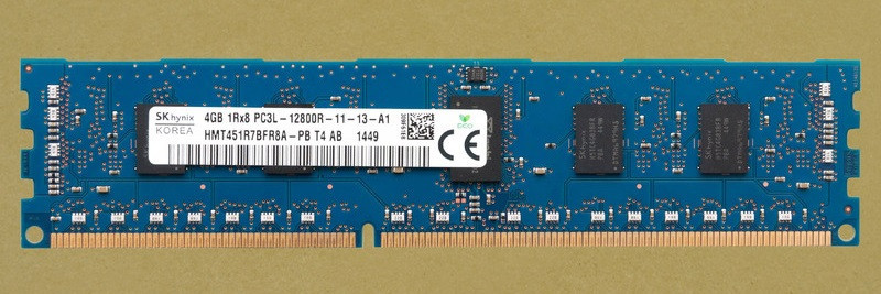 SK HYNIX 4 ГБ PC3L-12800R DDR3-1600 ECC 1RX8 CL11 240 PIN 1,35 (HMT451R7BFR8A-PB) Днепр - изображение 1
