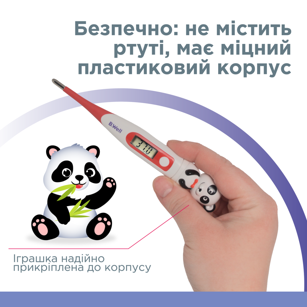 Цифровий термометр PRO-06 flex, панда Дніпро - фото 8