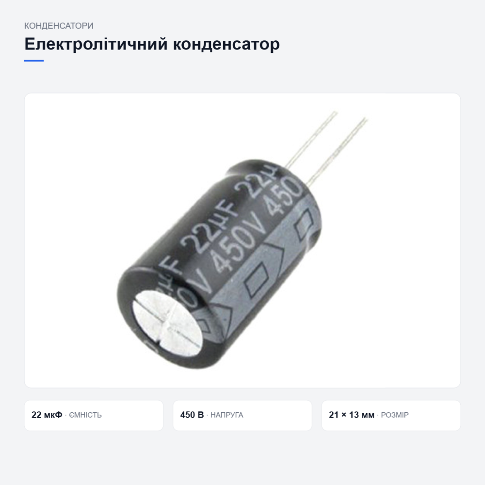 Високовольтні конденсатори для електроніки Київ - фото 3