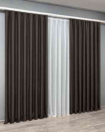 Комплект готовых штор VR-Textil Bagema Rvs № 2076ш Венге 200х270 см 2 шт (32-451) Киев