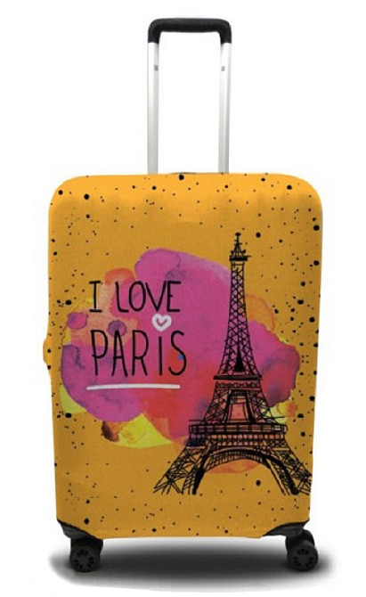 Чохол на валізу дайвінг з малюнком S Париж Київ - фото 1