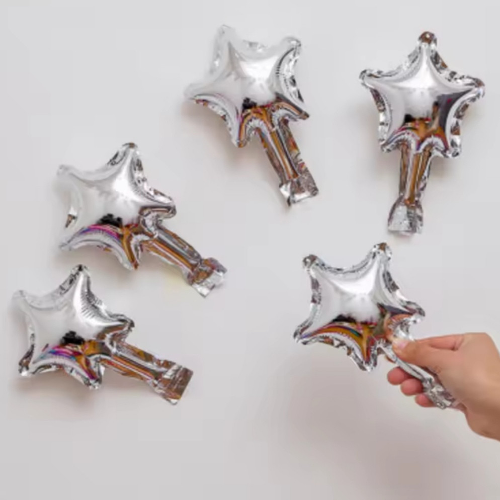 Зірка 5" 12 см срібло Київ - фото 1