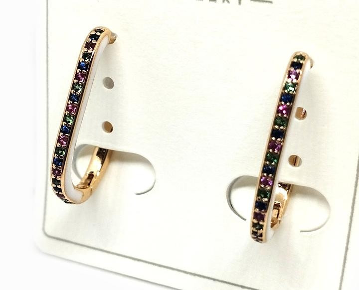 Жіночі сережки з камінням Київ - фото 1