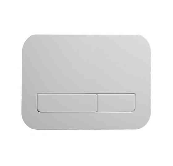 Панель змиву Koer KT-0609-03 240x160x7mm пластикова, кнопка лінійна (колір білий) (KR6129)   ( 26851 ) Харків