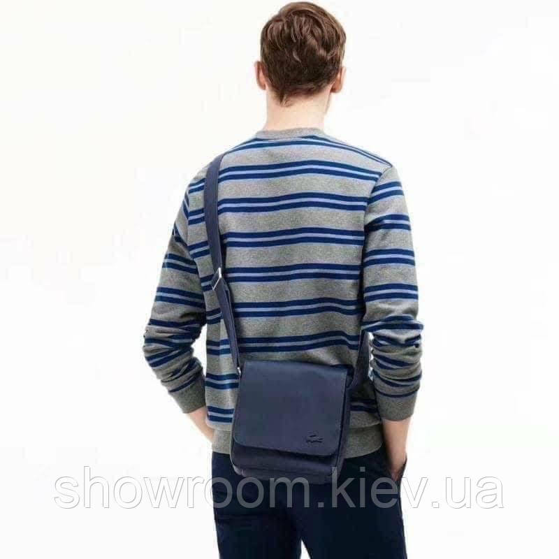 Мужская сумка Lacoste (2027) синяя Киев - изображение 7