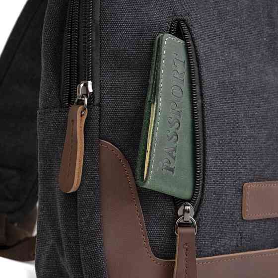 Сумка через плечо текстильная Vintage 20077 Черная Киев