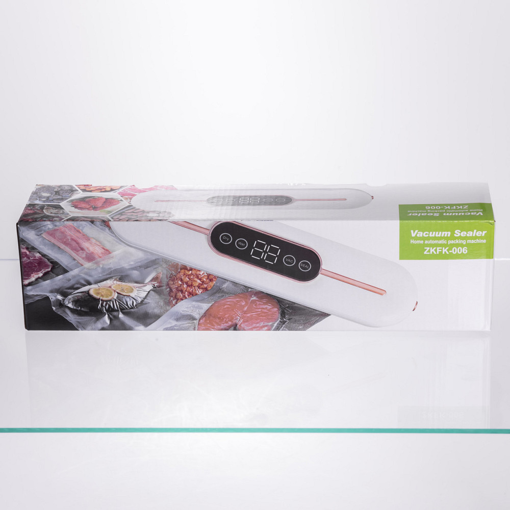 Вакууматор 90 Вт білий для сухих вологих продуктів + 10 пакетів HP-11-15W Коломия - фото 8