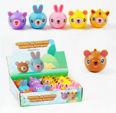 Гра антистрес С 61131 (24) 6 видів тваринок, висуває язичок, пискавка, ЦІНА ЗА 1шт. 12 ШТУК В БЛОЦІ, шт Київ - фото 1