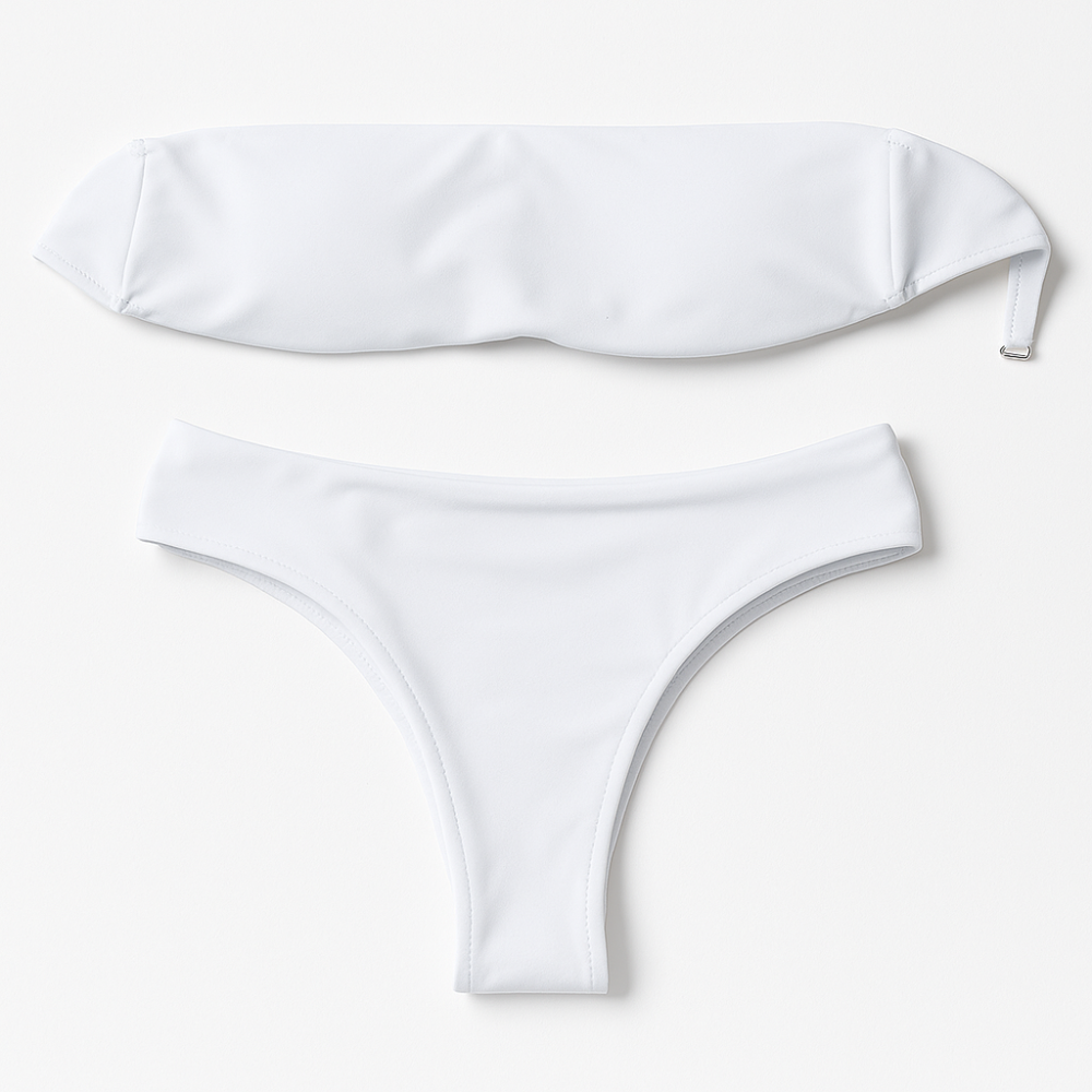 Купальник раздельный S белый Киев - изображение 1