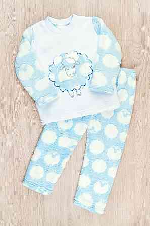 Піжама дитяча "Баранчик", блакитна топ 110 Крохатушка одяг Київ