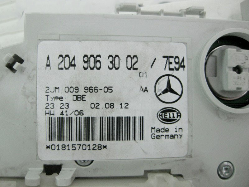 Mercedes-Benz  A2049063002 7E94 Плафон стельовий передній сірий C-Class W204 E-Class C207 Одесса - изображение 3