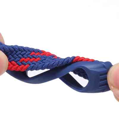 Ремешок для фитнес браслета BeCover Elastic Nylon Style для Xiaomi Mi Smart Band 5/6 (Size S) Red (706144) Винница