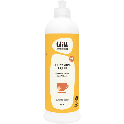 Средство для ручного мытья посуды UIU Маракуйя и Абрикос 500 мл (4820152332806) Винница - изображение 1