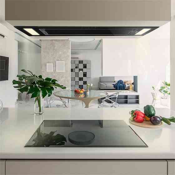 Комплект рециркуляції на витяжку Remy 90 см 230 Вт 620м3/год чорний зі змінним фільтром Чорний (Німеччина, читати Рівне