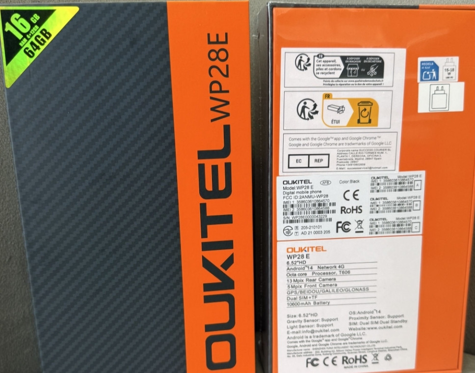 Смартфон Oukitel WP28Е 4+12 RAM /64GB Green,Black(Global Version) Київ - фото 7