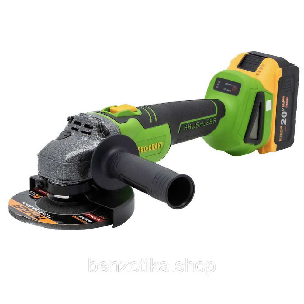 Безщіткова акумуляторна болгарка Procraft PWA216 Киев - изображение 4