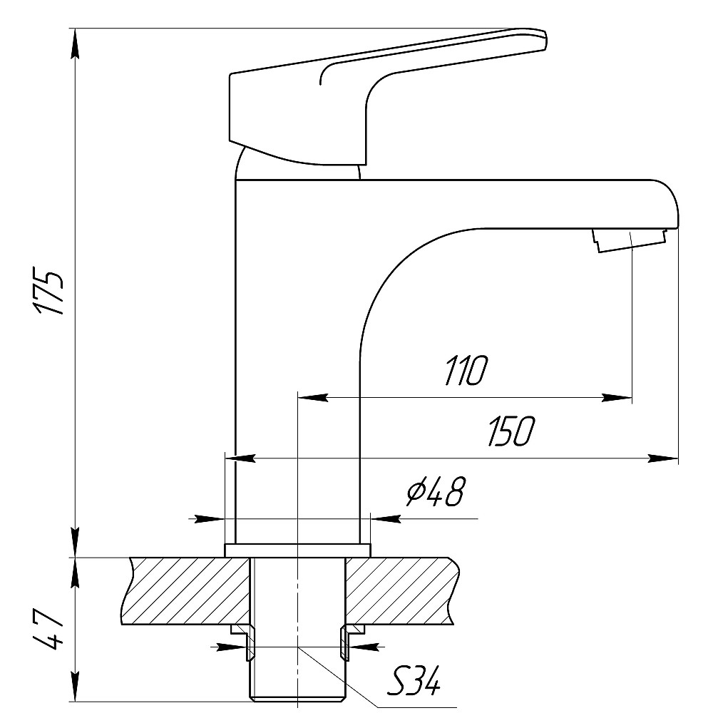 Змішувач для умивальника DOMINO BILBAO DBB-401 Тернопіль - фото 5